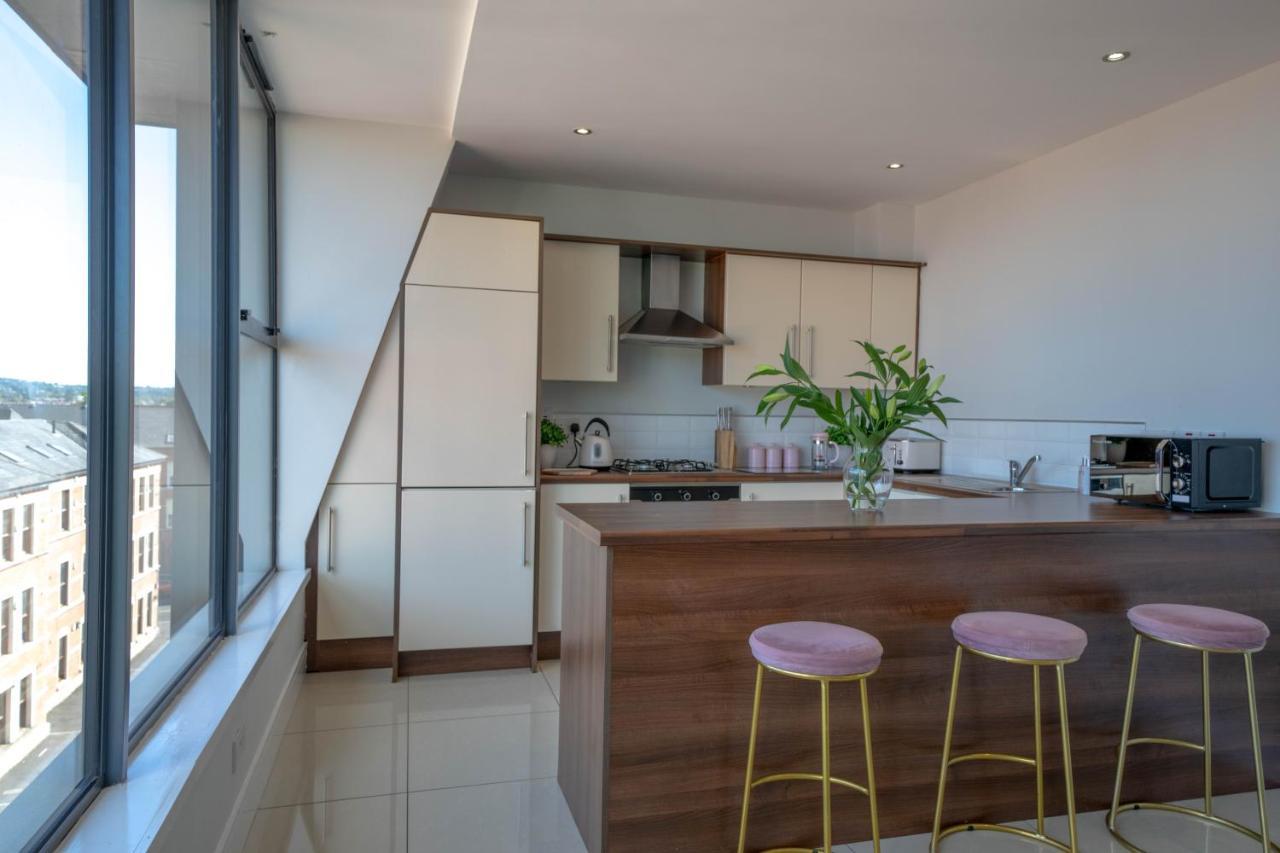 Rooftop Apartment At Queens Beautiful Views Belfast Esterno foto